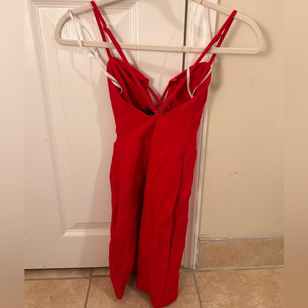 Lulu’s Red Mini Dress - Picture 4 of 5